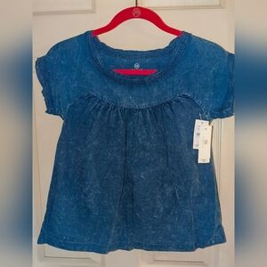 AG Kids Girls Blue Grass Short Sleeve Top (New w/Tags!)